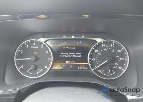 2022 Nissan Pathfinder Sl 4Wd z USA, uszkodzony, nr VIN 5N1DR3CD7NC207462